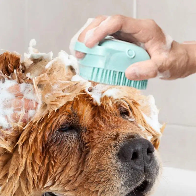 Escova de Banho Massageadora para Pets Pro